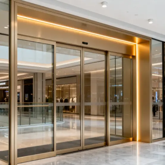 Elektrische deuren van aluminiumlegering