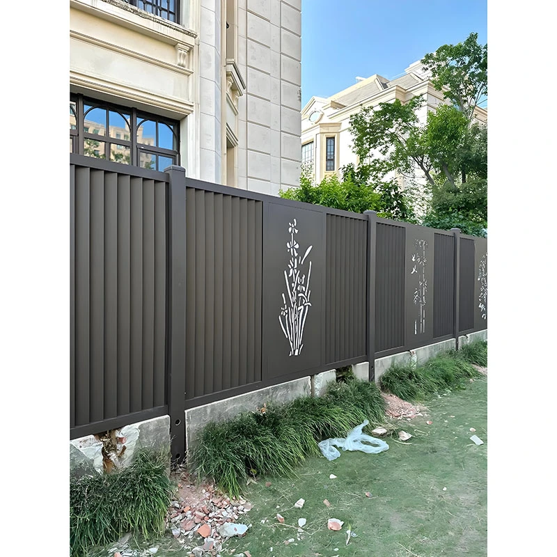 Privacyhek van aluminiumlegering