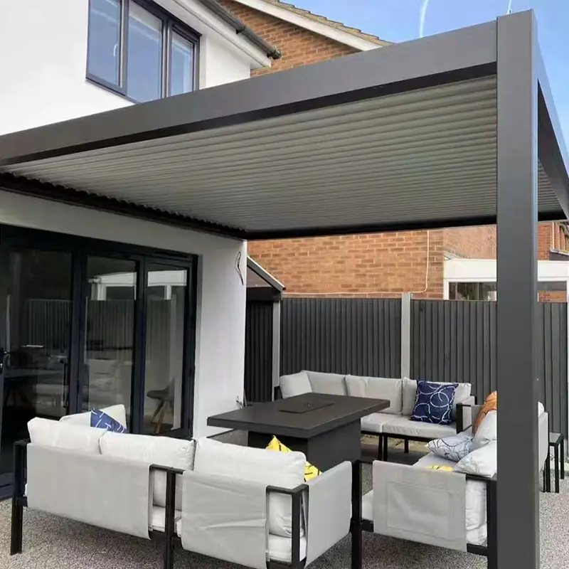Tuinhuisje van aluminiumlegering in Chinese stijl