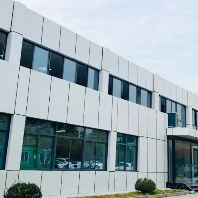 Conventionele vlakke aluminium vliesgevels met één paneel