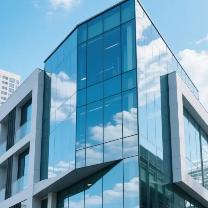 Gehard glas voor vliesgevels